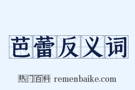 芭蕾反义词是什么意思的图片